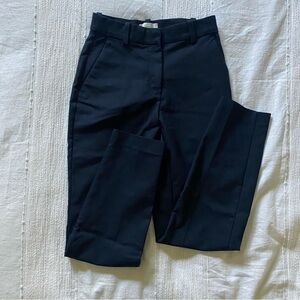 Slim Fit Navy High Rise Trouser Pants (Size 2) - H&M - Office Chic!
